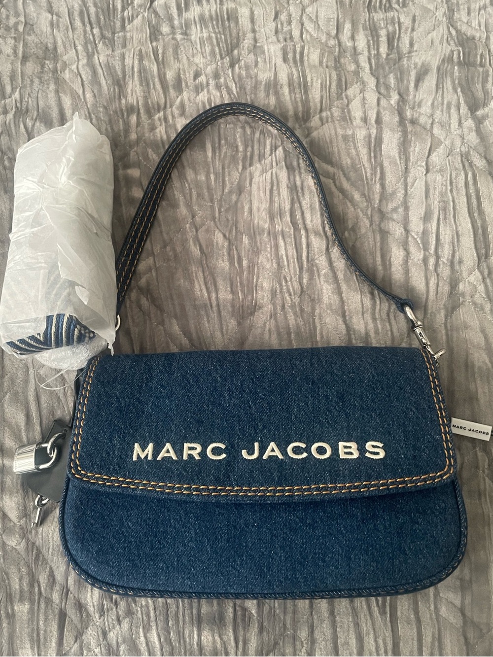 ❤️ NEW! Marc Jacobs Bold Denim Messenger Bag